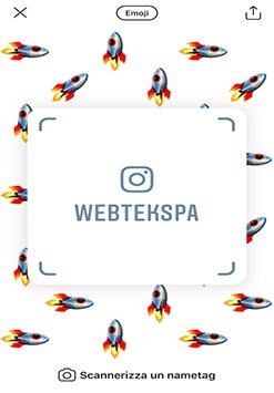 Il Nametag di Instagram: Webtek