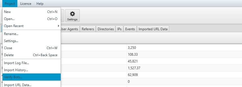 Verifica degli Spider dei motori di ricerca attraverso Log File Analyser