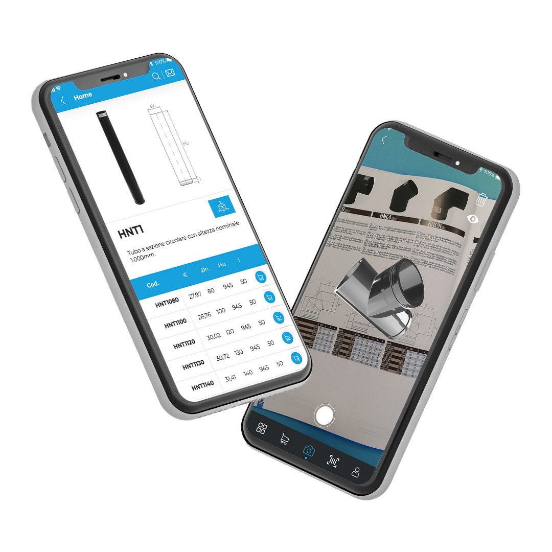 App per realtà aumentata con catalogo De Marinis