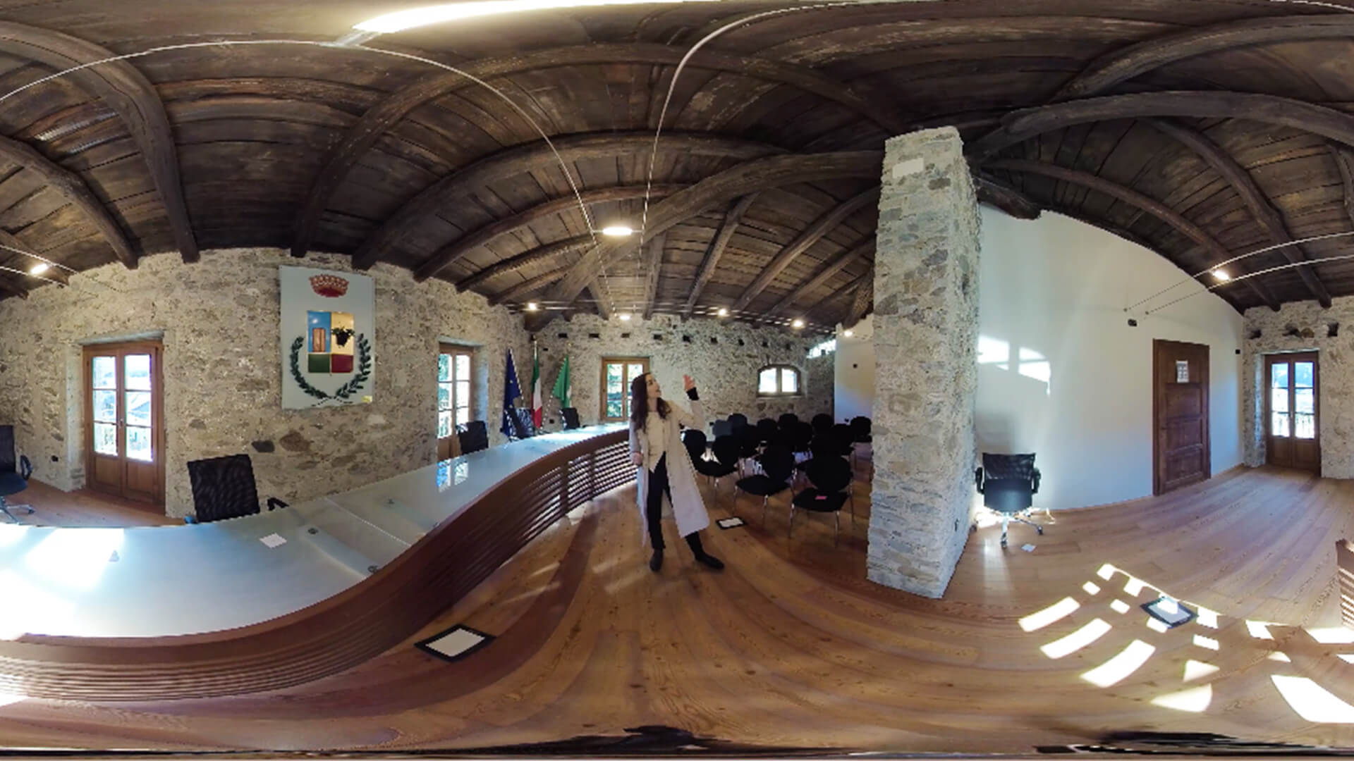 Video Tour VR 360° per visita guidata alla Torre dei da Pendolasco a poggiridenti (SO)