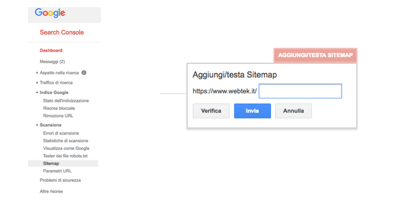 Search console Google