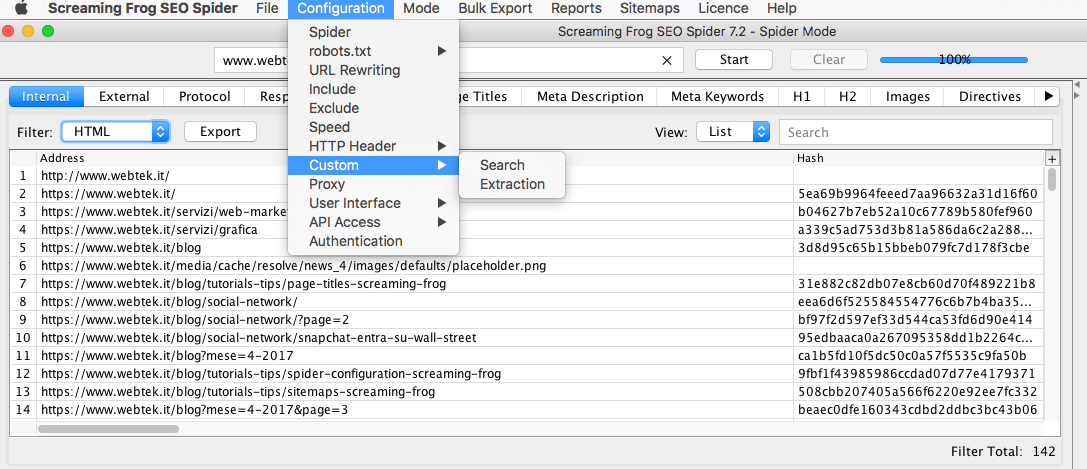 Individuare Malware e Spam grazie a Screaming Frog