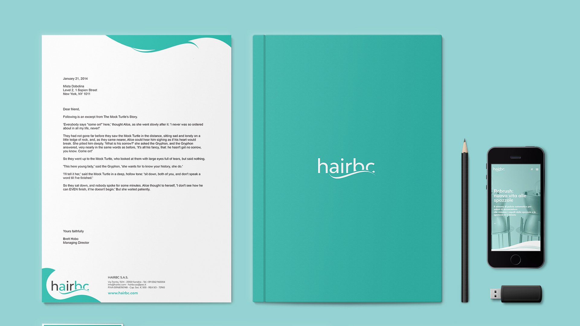 Immagine Coordinata per il brand Hairbc
