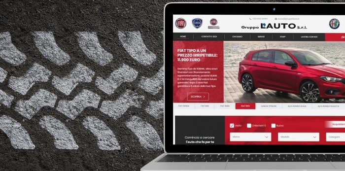 Sito della concessionaria Gruppo L'Auto