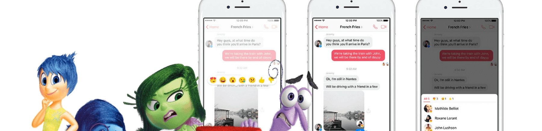 Messenger: arrivano le reaction